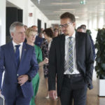 Lehendakari Urkullu con Mathias Geisen CEO de Mercedes-Benz Vans